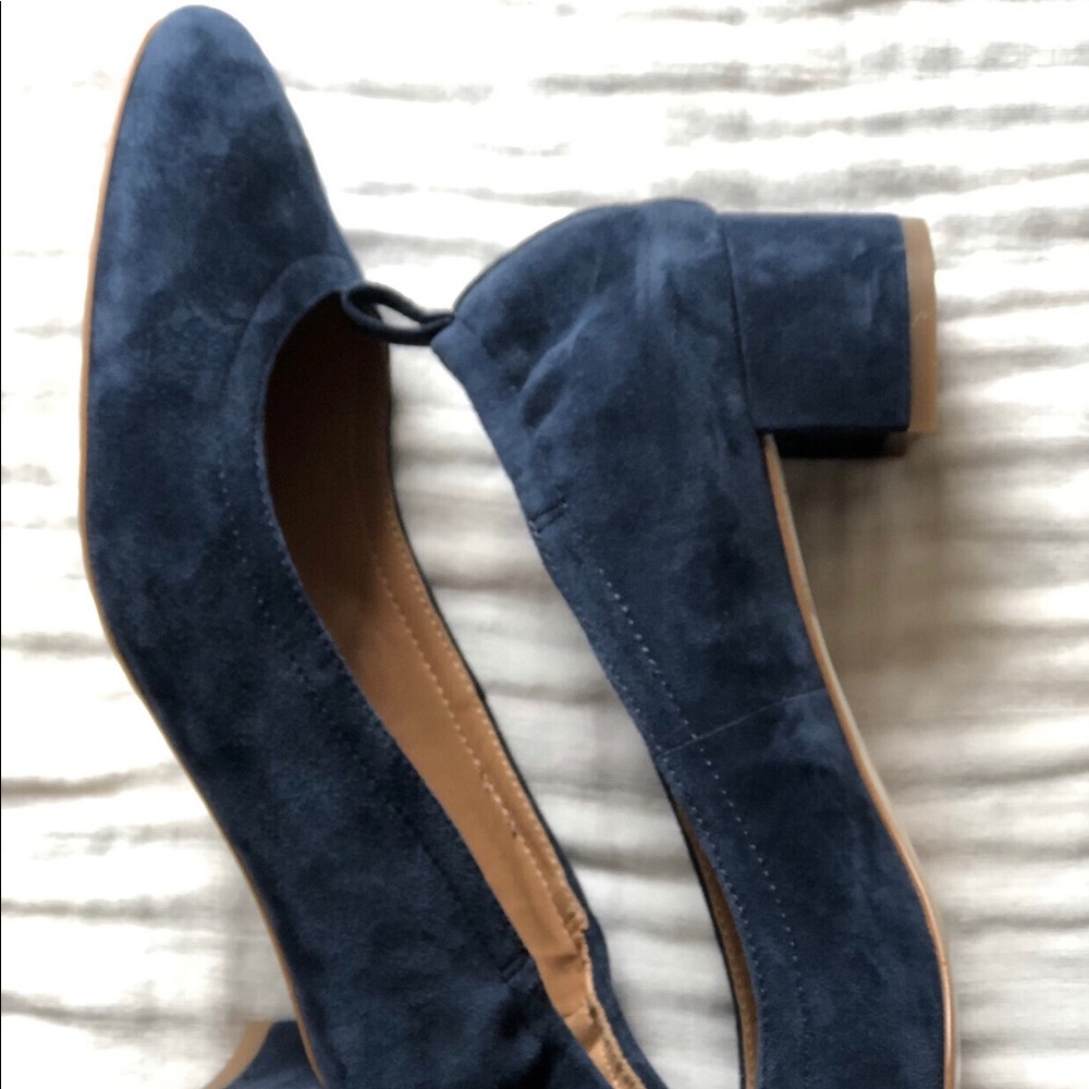 J by J. Crew Women’s blue suede heels